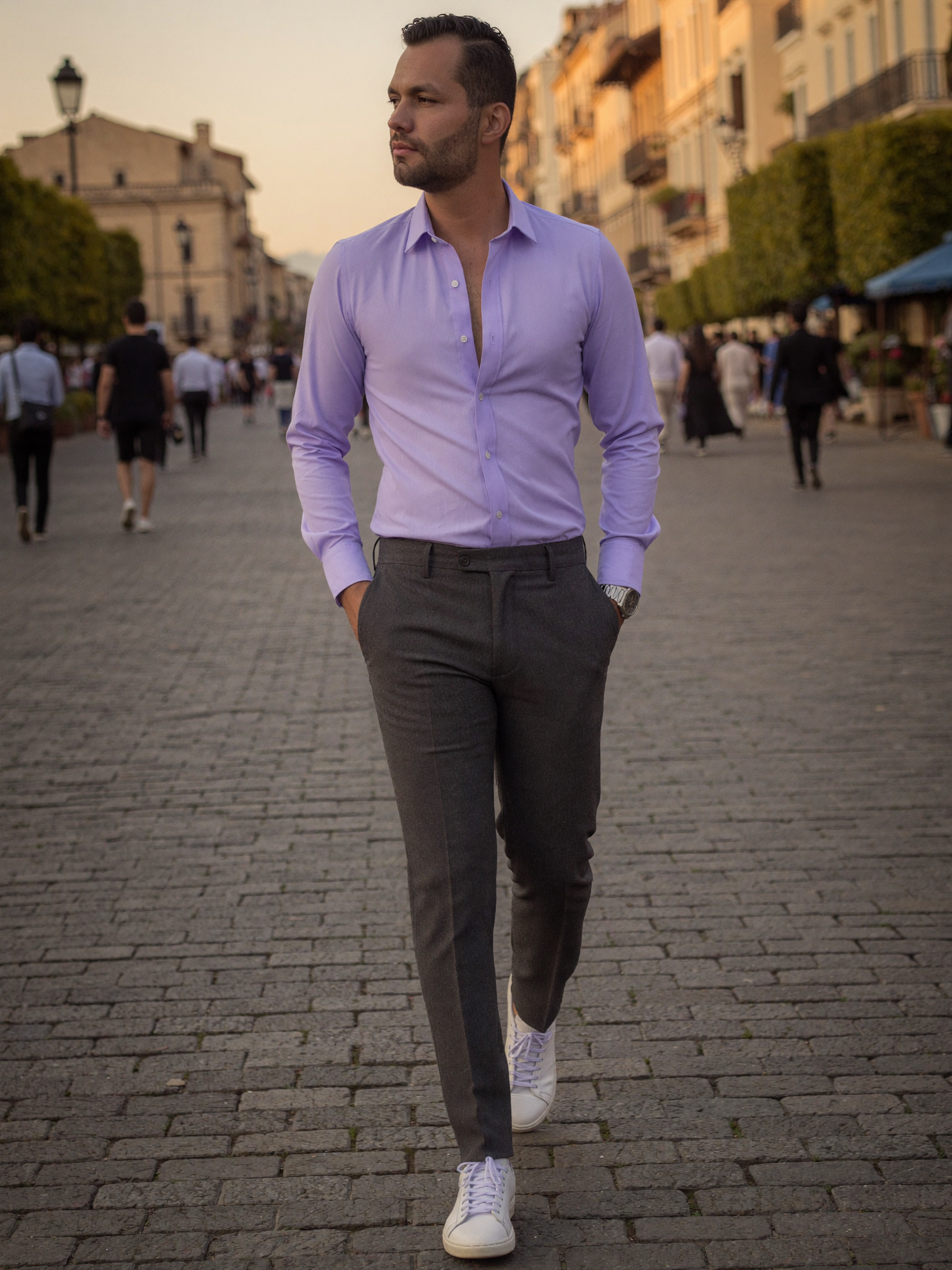 Camisa Lila